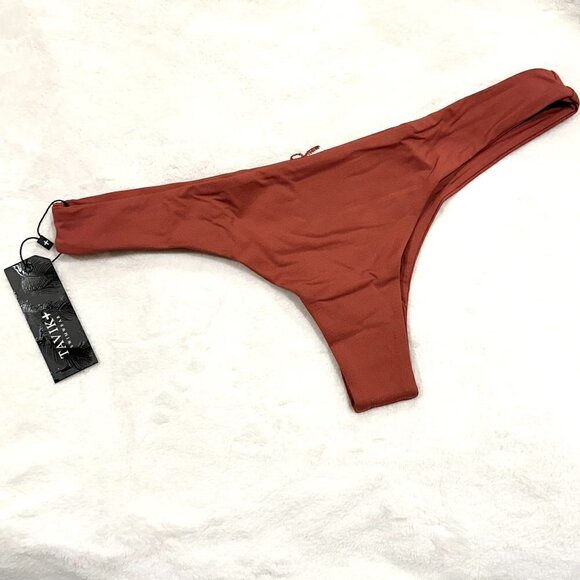 NWT Tavik Ali Mini Swim Bottom in Rust - Large - Picture 2 of 9